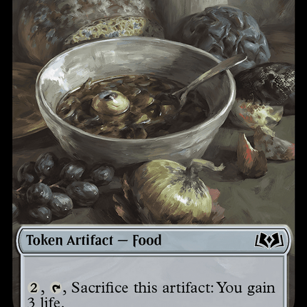 Faerie // Food (0013) Double-Sided Token [Wilds of Eldraine Tokens]