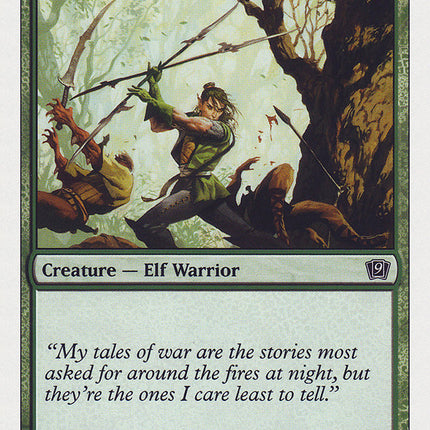 Elvish Warrior [Ninth Edition]