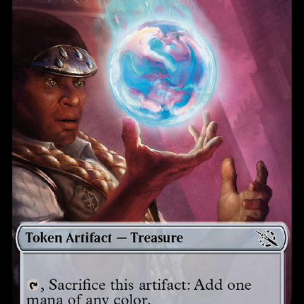 Treasure (20) // Knight Double-Sided Token [March of the Machine Tokens]