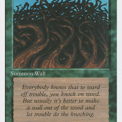Wall of Wood [Fourth Edition]