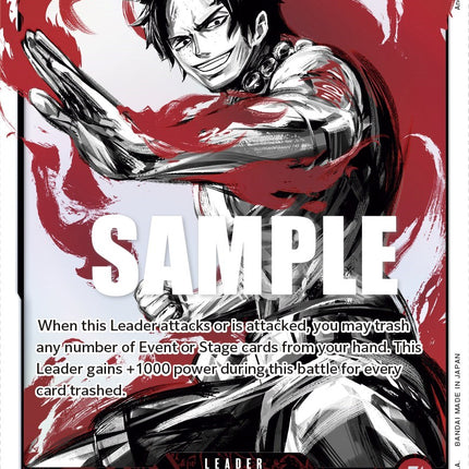 Portgas.D.Ace (Alternate Art) [Pillars of Strength]