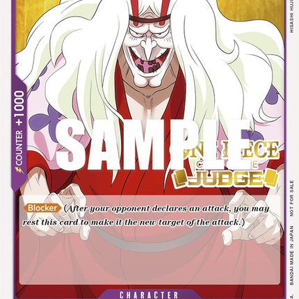 Kurozumi Higurashi (Judge) [One Piece Promotion Cards]