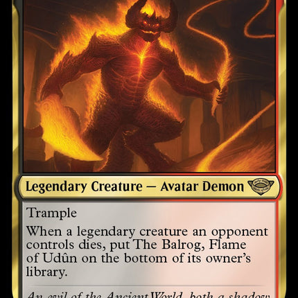 The Balrog, Flame of Udun [The Lord of the Rings: Tales of Middle-Earth]