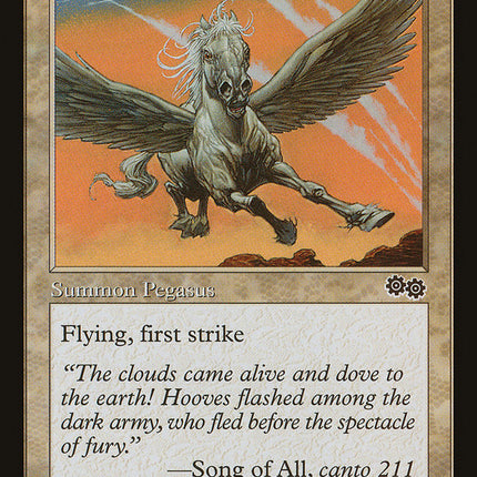 Pegasus Charger [Urza's Saga]