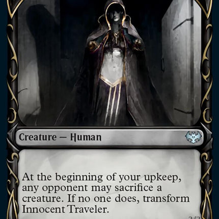 Innocent Traveler // Malicious Invader (Showcase Fang Frame) [Innistrad: Crimson Vow]