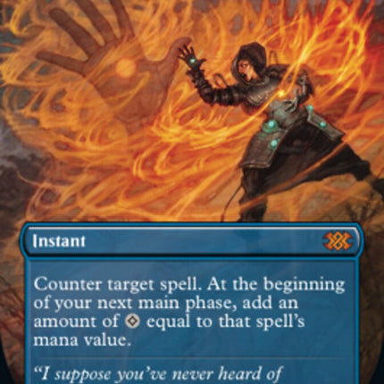 Mana Drain (Borderless Alternate Art) [Double Masters 2022]