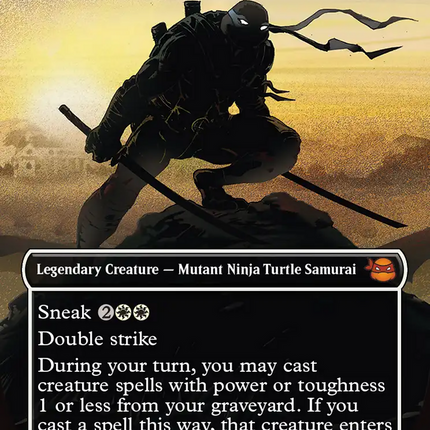 Leonardo, Sewer Samurai (Borderless) [Teenage Mutant Ninja Turtles]