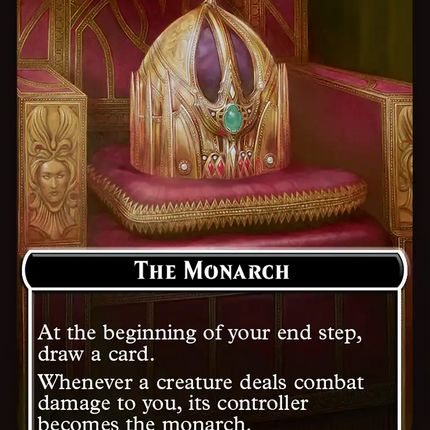 Saproling // The Monarch Double-Sided Token [Lorwyn Eclipsed Tokens]