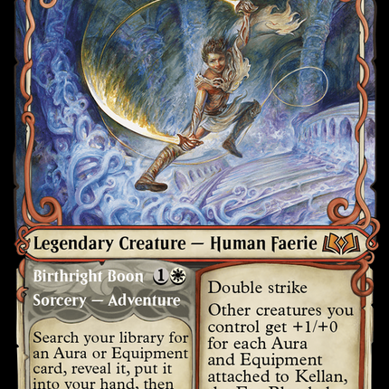 Kellan, the Fae-Blooded // Birthright Boon (Showcase) [Wilds of Eldraine]