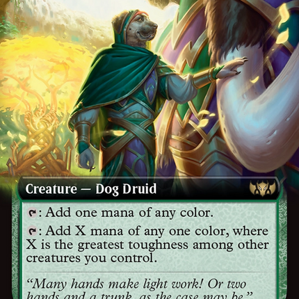 Arbor Adherent (Extended Art) [Tarkir: Dragonstorm Commander]