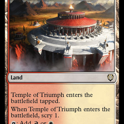 Temple of Triumph [Phyrexia: All Will Be One Commander]