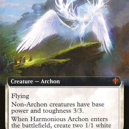 Harmonious Archon (Extended Art) [Throne of Eldraine]