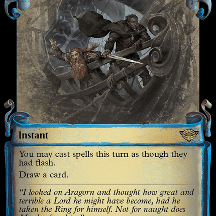 Borne Upon a Wind [The Lord of the Rings: Tales of Middle-Earth Showcase Scrolls]