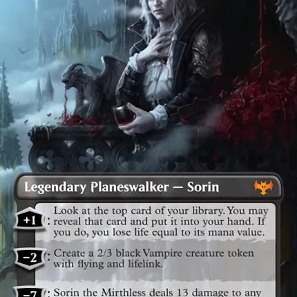 Sorin the Mirthless (Borderless) [Innistrad: Crimson Vow]