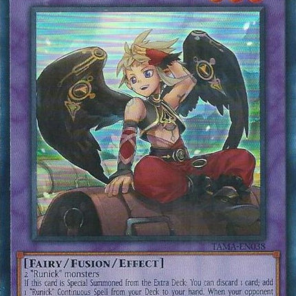 Munin the Runick Wings [TAMA-EN038] Super Rare
