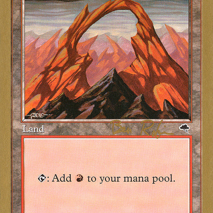 Mountain (br345) (Ben Rubin) [World Championship Decks 1998]