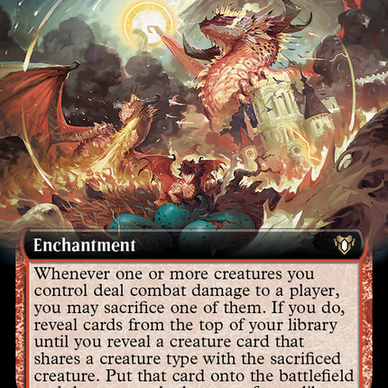 Descendants' Fury (Extended Art) [Commander Masters]