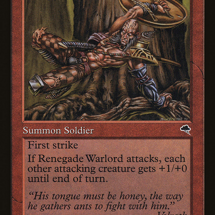 Renegade Warlord [The List]