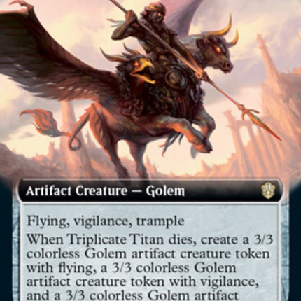 Triplicate Titan (Extended Art) [Commander 2021]