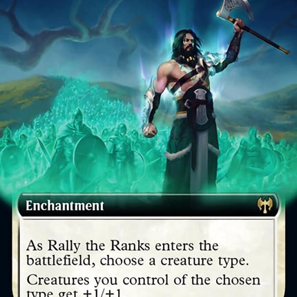 Rally the Ranks (Extended Art) [Kaldheim]
