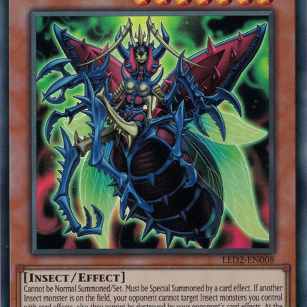 Metamorphosed Insect Queen [LED2-EN008] Super Rare