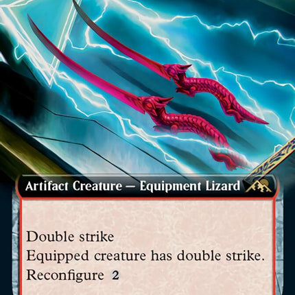 Lizard Blades (Extended Art) [Kamigawa: Neon Dynasty]