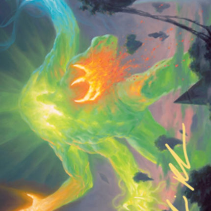 Omnath, Locus of Creation Art Card (Gold-Stamped Signature) [Zendikar Rising Art Series]