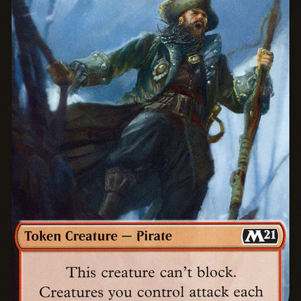 Knight // Pirate Double-Sided Token [Core Set 2021 Tokens]