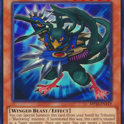 Assault Blackwing - Kunai the Drizzle [MP16-EN119] Rare