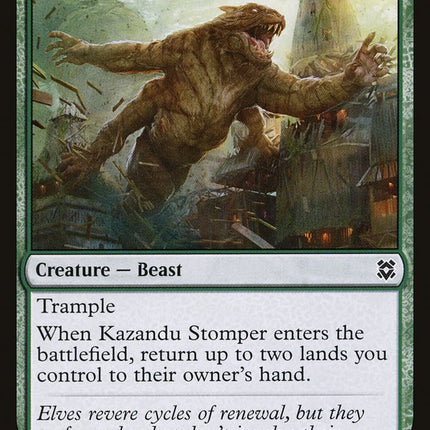 Kazandu Stomper [Zendikar Rising]