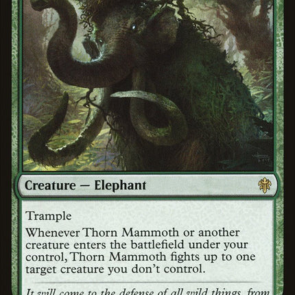 Thorn Mammoth [Throne of Eldraine]
