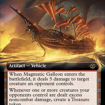 Magmatic Galleon (Extended Art) [The Lost Caverns of Ixalan]