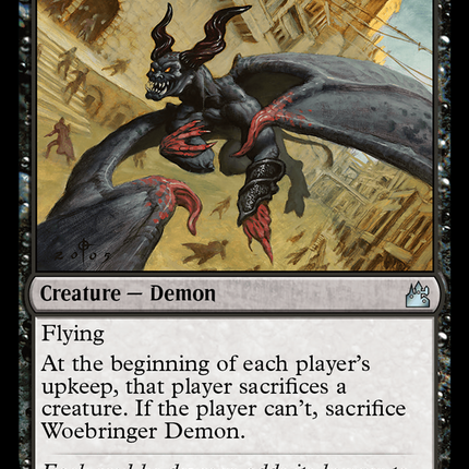Woebringer Demon [Ravnica Remastered]