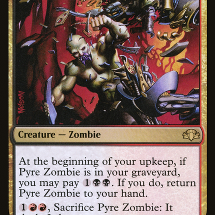 Pyre Zombie [Dominaria Remastered]
