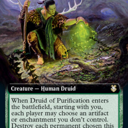 Druid of Purification (Extended Art) [Dungeons & Dragons: Adventures in the Forgotten Realms Commander]