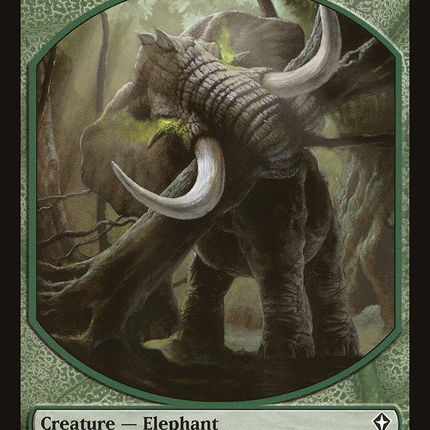 Angel // Elephant Double-Sided Token [Marvel Super Heroes Commander Tokens]