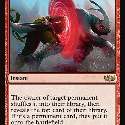 Chaos Warp [Tarkir: Dragonstorm Commander]