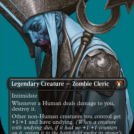 Mikaeus, the Unhallowed (Borderless Textured Foil Frame Break) [Commander Masters]