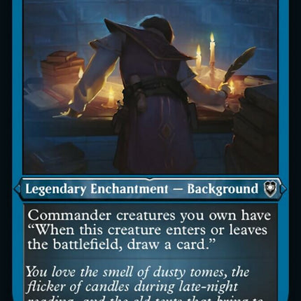 Candlekeep Sage (Foil Etched) [Commander Legends: Battle for Baldur's Gate]