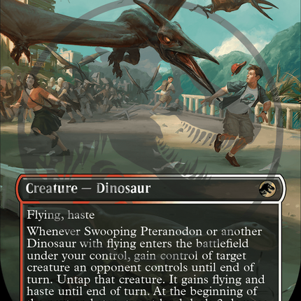 Swooping Pteranodon (Emblem) (Borderless) [Jurassic World Collection Tokens]