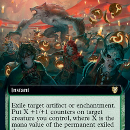 Ruinous Intrusion (Extended Art) [Innistrad: Midnight Hunt Commander]