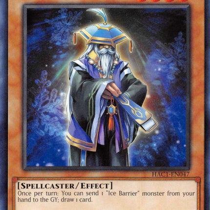 Strategist of the Ice Barrier (Duel Terminal) [HAC1-EN047] Parallel Rare