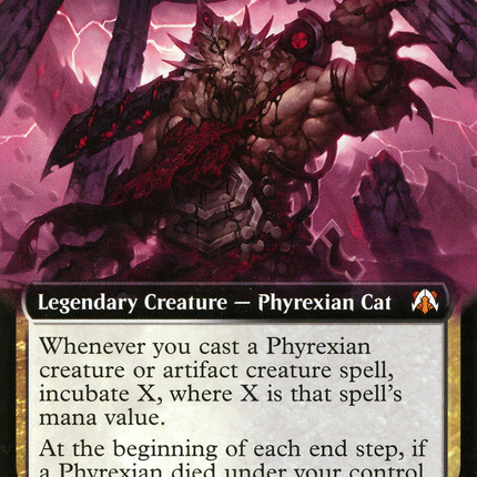 Brimaz, Blight of Oreskos (Extended Art) [March of the Machine Commander]