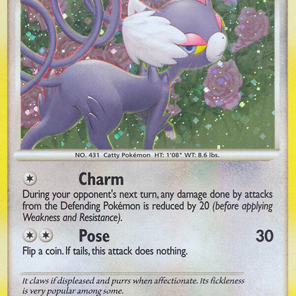 Glameow (DP23) [Diamond & Pearl: Black Star Promos]