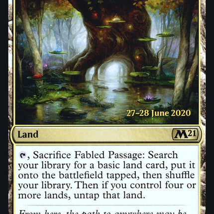 Fabled Passage [Core Set 2021 Prerelease Promos]