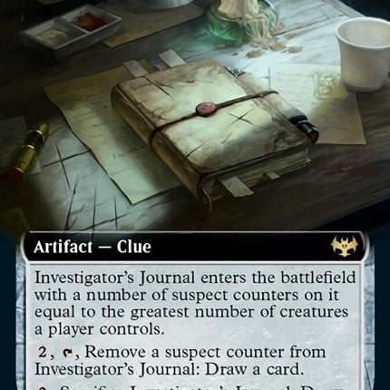 Investigator's Journal (Extended Art) [Innistrad: Crimson Vow]