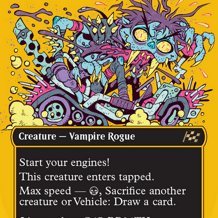 Gas Guzzler (Borderless) (First-Place Foil) [Aetherdrift]