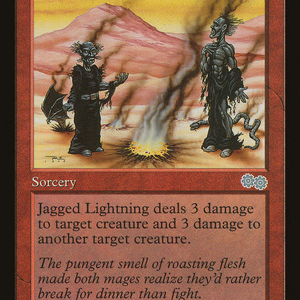 Jagged Lightning [Urza's Saga]