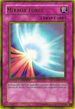 Mirror Force [GLD1-EN039] Gold Rare