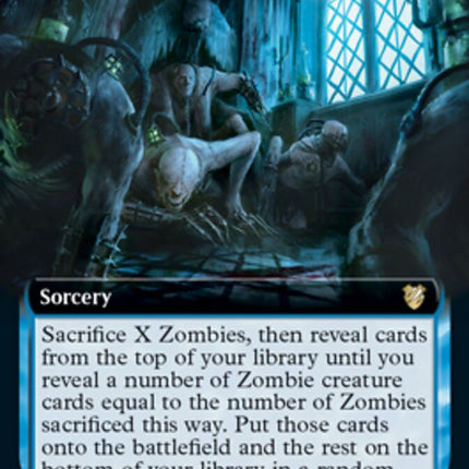 Empty the Laboratory (Extended Art) [Innistrad: Midnight Hunt Commander]
